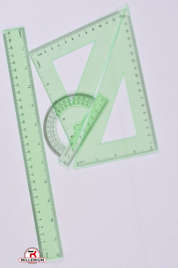 Набір геометричних лінійок 4 штуки 30 см арт.304-1