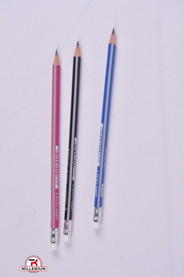 Олівець чорнографітний з гумкою "Grip-rite" (ціна за 1 шт) арт.9001
