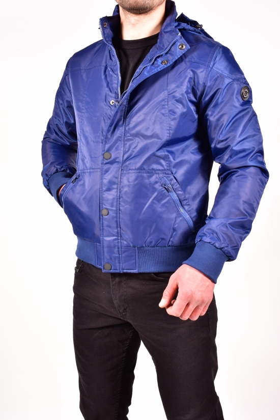 Куртка чоловіча демісезонна з плащівка (кол. Синій) Розмір в наявності : 48 арт.7490.