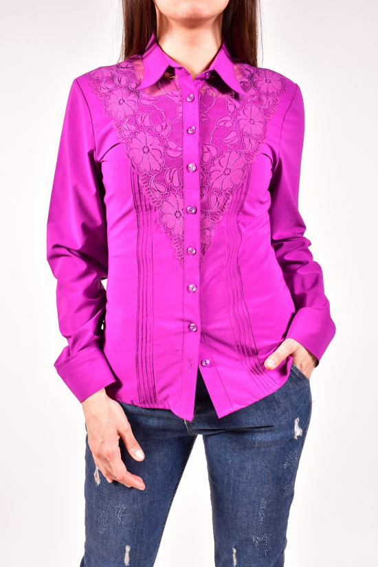 Рубашка женская стрейчевая BASE Размер в наличии : 44 арт.A3392
