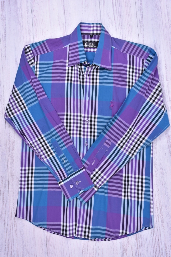 Рубашка мужская Polo (Cotton 100%) Размеры в наличии : 44, 46 арт.A1-3