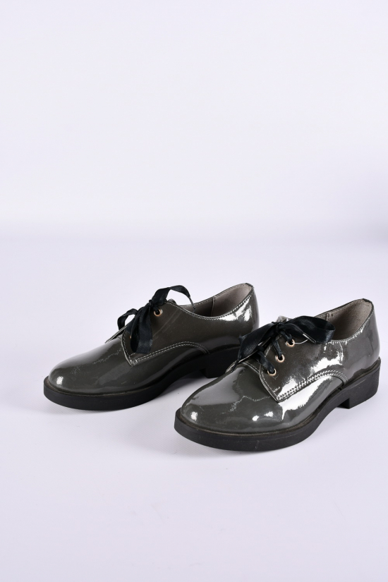 Туфлі жіночі лакові (кол. Сірий) Kostas Розмір в наявності : 36 арт.030