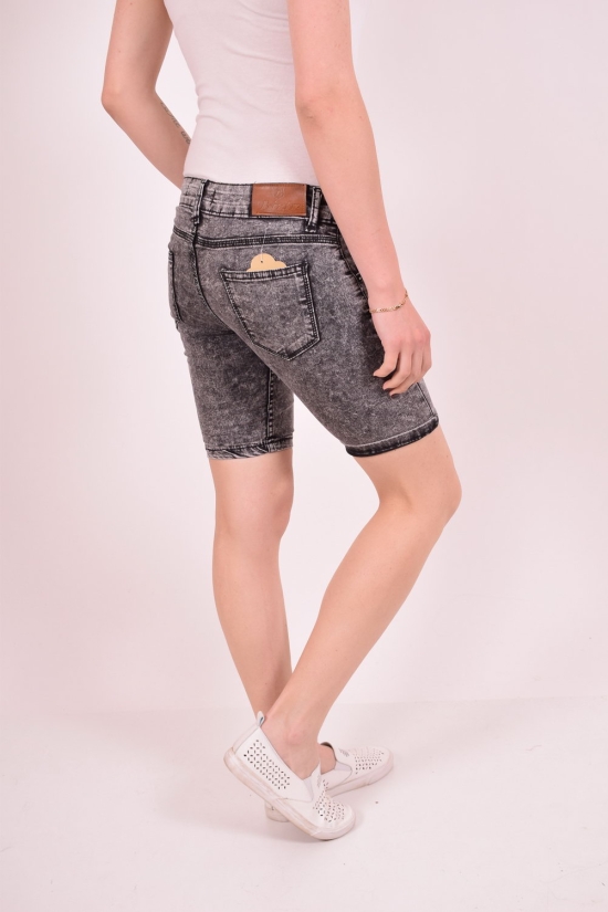 Шорти джинсові жіночі стрейчеві (кол. Чорний) Biztr Розміри в наявності : 25, 26 арт.18340