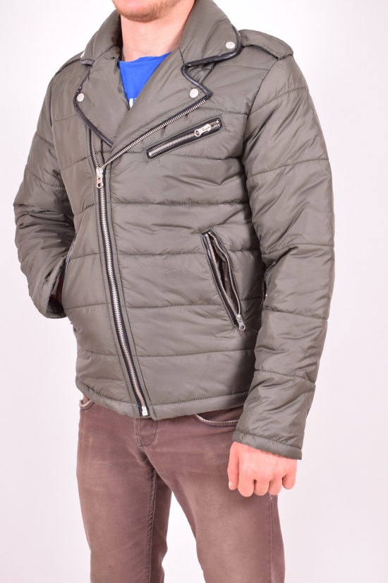 Куртка мужская из плащевки (цв.хаки) демисезонная Ge Bruder Размеры в наличии : 42, 44 арт.913