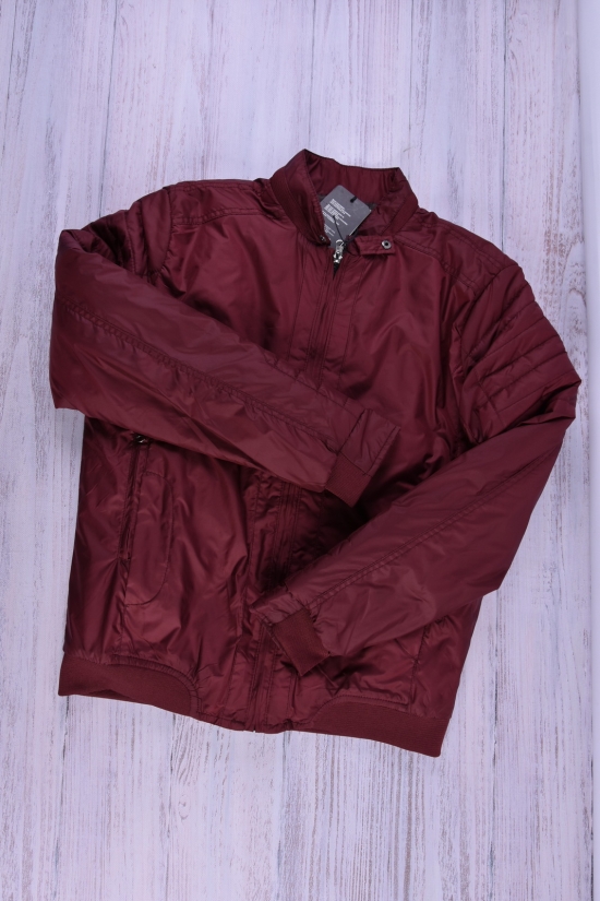 Куртка мужская демисезонная (цв.бордовый) Ge Bruder Размеры в наличии : 46, 48 арт.745