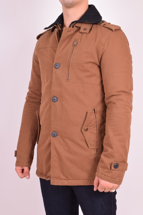 Куртка мужская (цв.св/коричневый) демисезонная котоновая Ge Bruder Размер в наличии : 46 арт.374