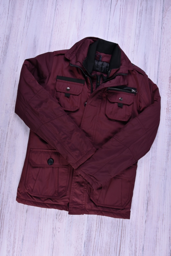 Куртка мужская демисезонная (color.bordo) из плащевки Ge Bruder Размер в наличии : 42 арт.912
