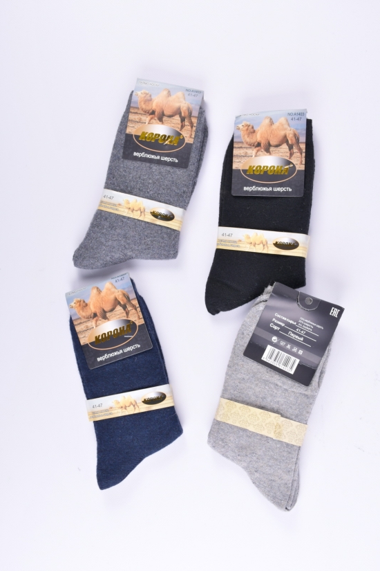 Шкарпетки чоловічі термо (верблюжа вовна 75%, вовна 20%, лайкра 5%) 