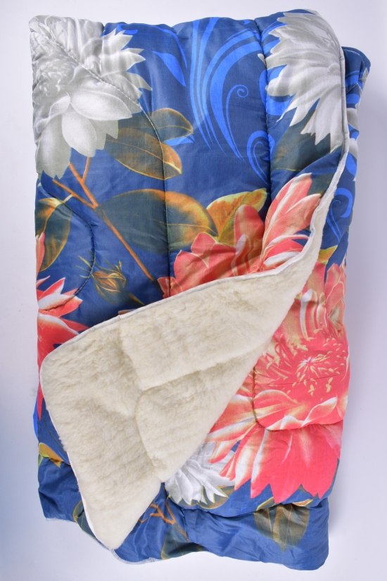 Одеяло с мехом "Золотое руно" (ткань поликотон) размер 195/220 см. арт.200/220