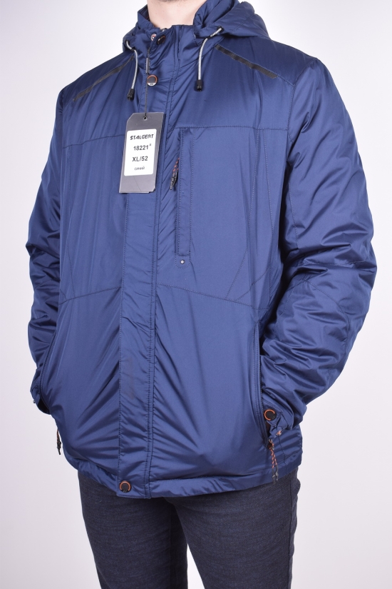 Куртка мужская  демисезонная из плащёвки (цв.синий) STALGERT Размер в наличии : 46 арт.18221