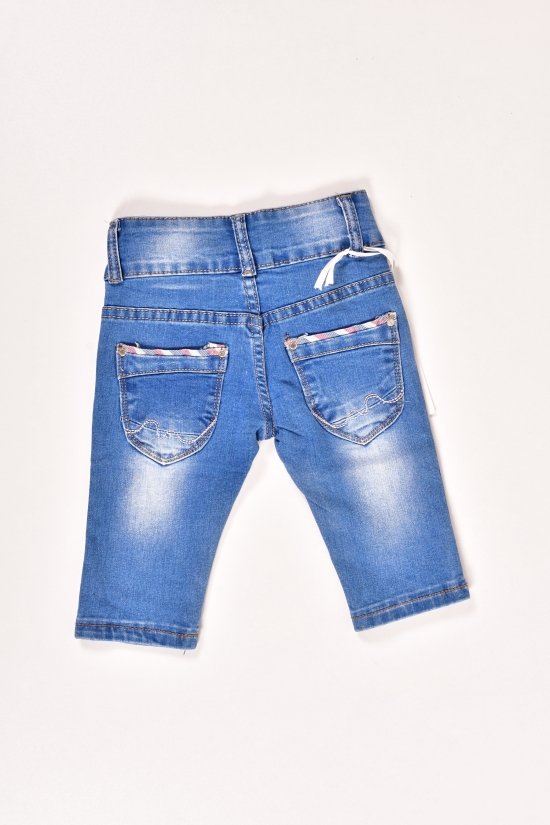 Капри джинсовые для  девочки D&S Рост в наличии : 92 арт.M2302-1