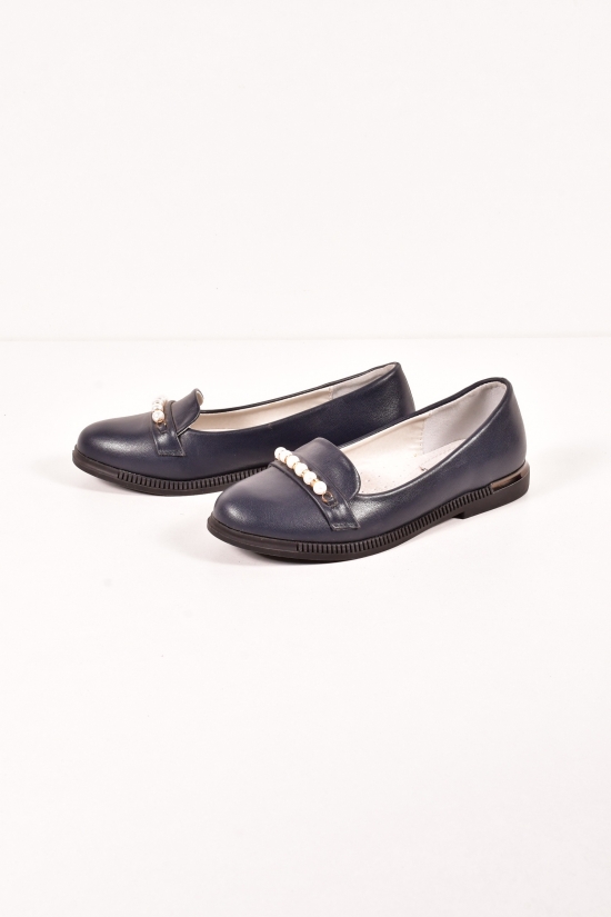 Туфли для девочки (цв.синий) W.niko Размер в наличии : 35 арт.0752-8