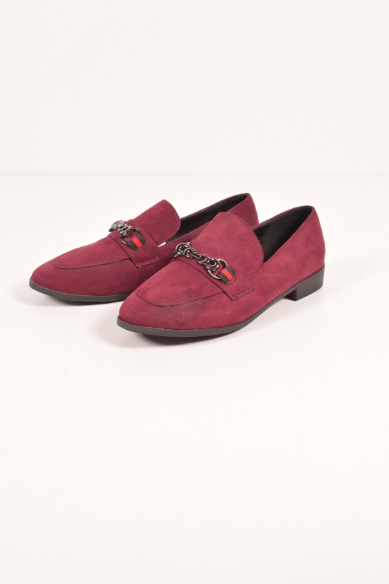 Туфли женские (цв.бордовый) Meideli Размеры в наличии : 36, 37 арт.600-53