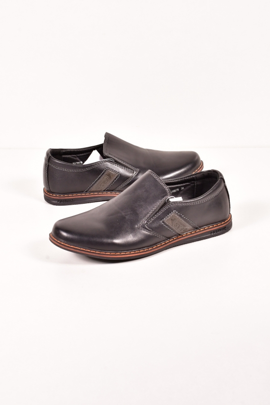 Туфли для мальчика (цв.чёрный) KELLAIRENG Размер в наличии : 35 арт.KLF667-1B