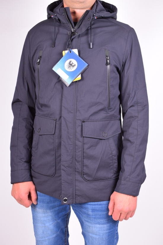 Куртка чоловіча (кол. Т / синій) демісезонна з плащової тканини BOOS JACK Розмір в наявності : 46 арт.J-1820
