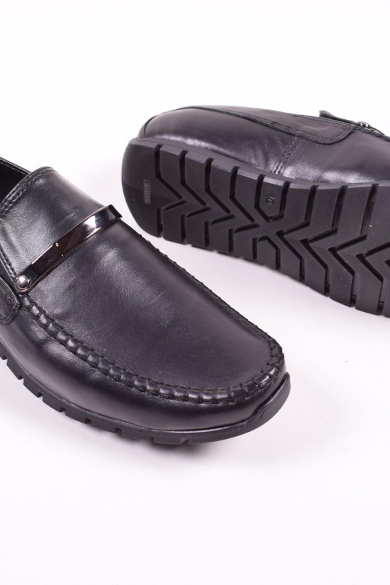 Мокасини чоловічі з натуральної шкіри DAN shoes Розмір в наявності : 41 арт.7S007-10/111