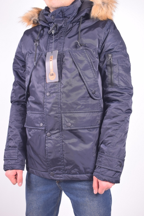 Куртка  мужская (цв.т/синий) из плащевки демисезонная   Ge Bruder Размер в наличии : 42 арт.0046
