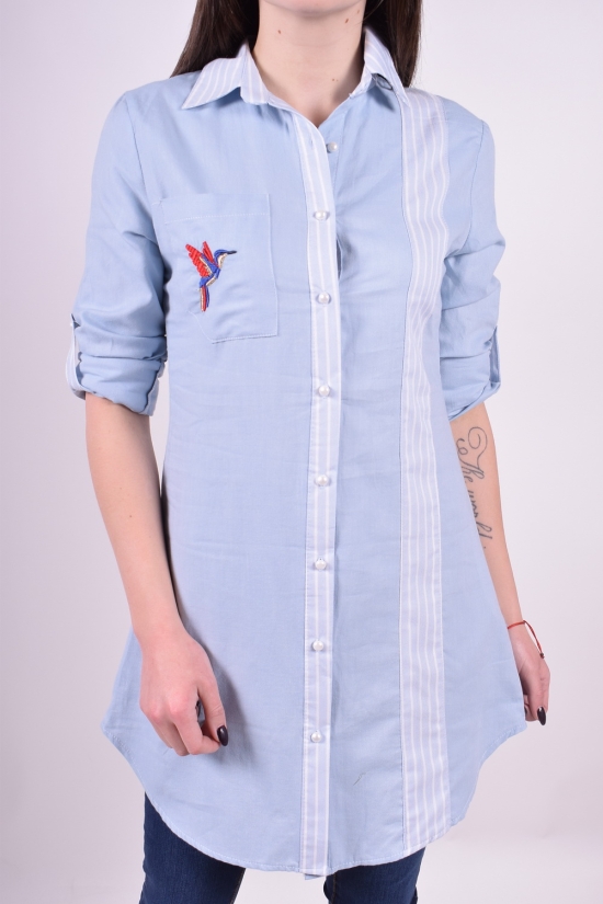 Рубашка-туника женская (цв.голубой) Madoy Размер в наличии : 40 арт.45