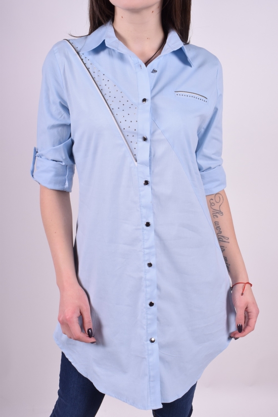 Рубашка-туника женская (цв.голубой) Madoy Размер в наличии : 44 арт.66
