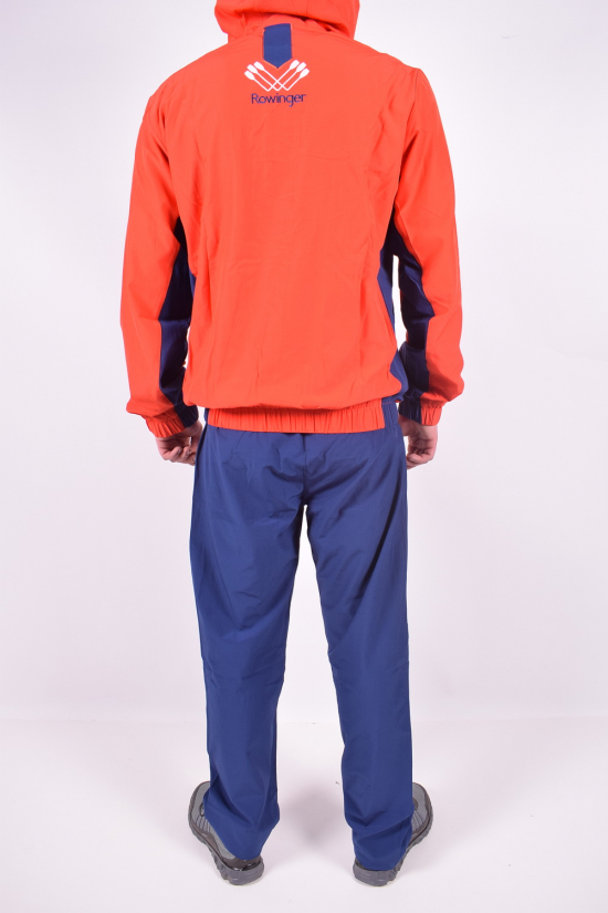 Костюм спортивний чоловічий з плащової тканини (кол. Помаранчевий / синій) Rowinger Розмір в наявності : 46 арт.R-2017-2