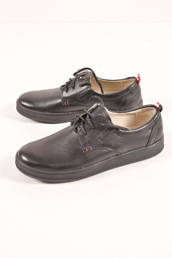Туфлі спортивні для хлопчика з натуральної шкіри DAN shoes Розміри в наявності : 40, 41 арт.Em210-6/30