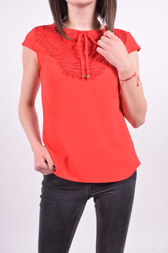Блузка женская (цв.красный) ESAY Размеры в наличии : 42, 44 арт.8617