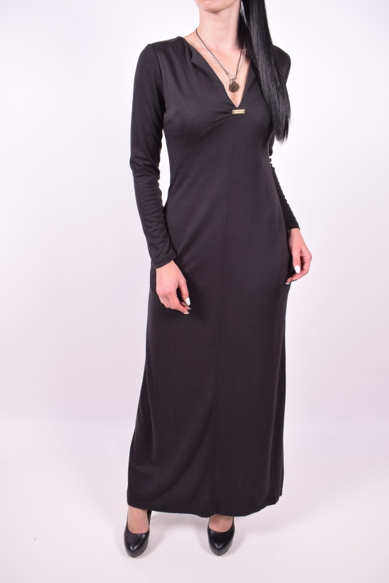 Платье женское стрейчевое  (цв.черный) Размер в наличии : 42 арт.9009