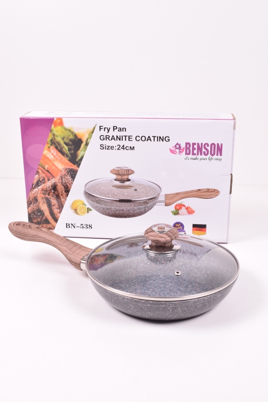Сковорода із гранітним покриттям (d-24см) "Benson" арт.BN-538