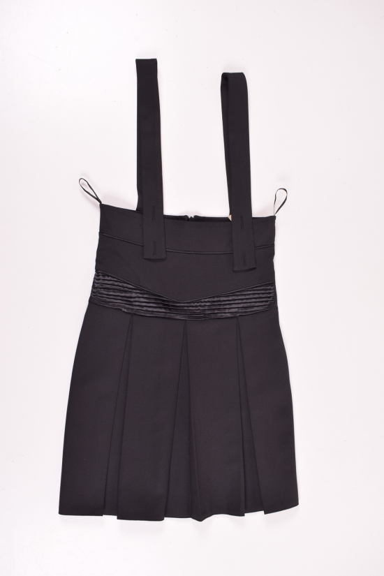Юбка  для девочки (цв.черный) со шлейками AWADORE Рост в наличии : 152 арт.0307