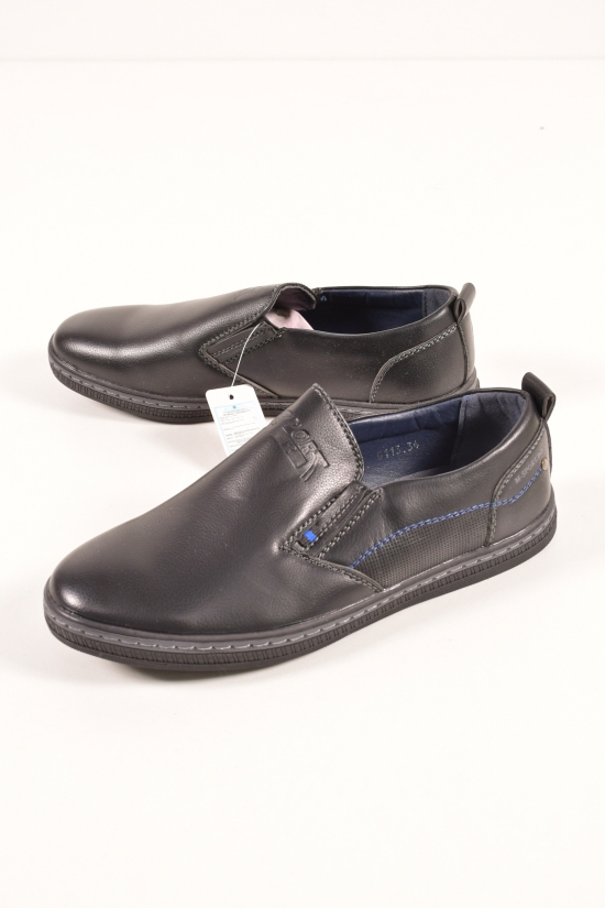 Туфлі для хлопчика (кол. Чорний) EeBb Розміри в наявності : 34, 35 арт.G113