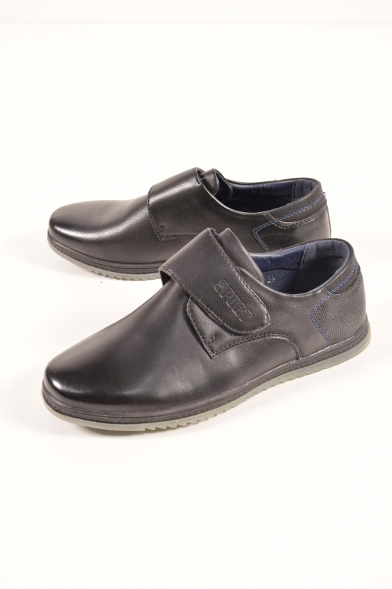 Туфли для мальчика (цв.чёрный) EeBb Размеры в наличии : 34, 37 арт.G115