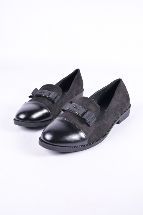 Туфли для девочки (цв.черный) "Башили" Размер в наличии : 38 арт.452-16