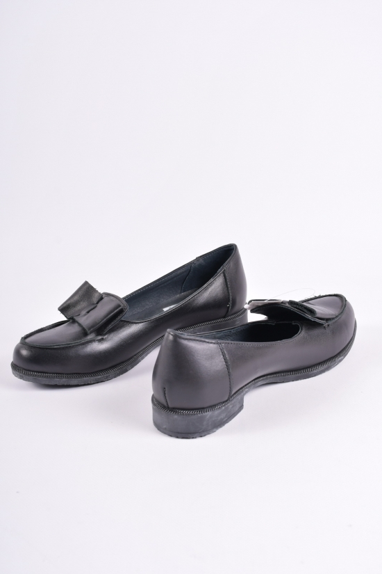 Туфли женские (цв.черный) из натуральной кожи Violetti Размер в наличии : 38 арт.202