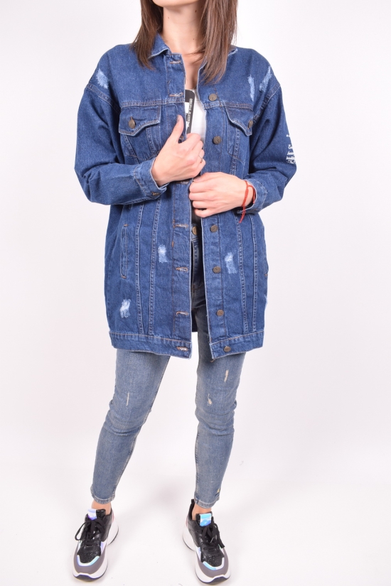 Пиджак джинсовый женский (color 2) Lady Forgina Размеры в наличии : 40, 42 арт.3321