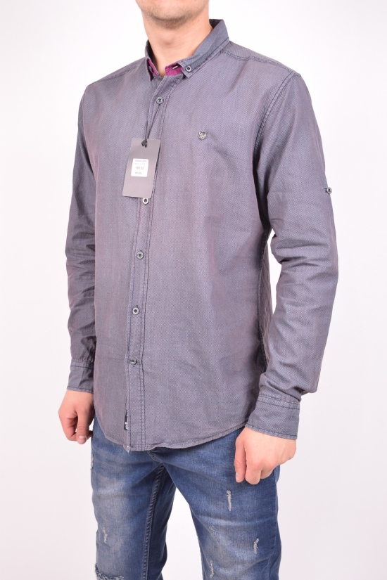 Рубашка мужская котоновая  TRICKO Размеры в наличии : 42, 44 арт.9GM-PM-KOT-0013