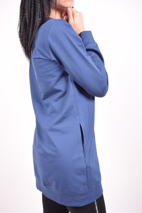 Туніка жіноча трикотажна (кол. Синій) HISSET Розмір в наявності : 44 арт.A4029