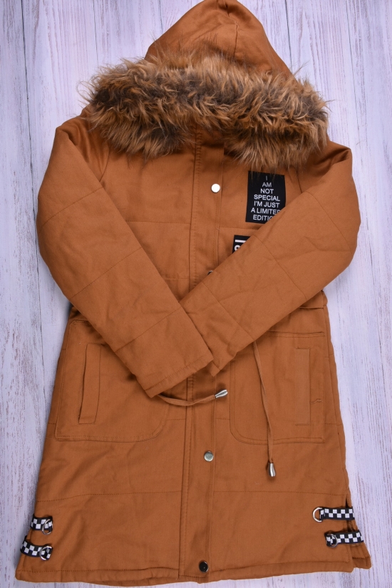 Куртка парка женская (цв.терракотовый) демисезонная GREMONA Размер в наличии : 44 арт.3310