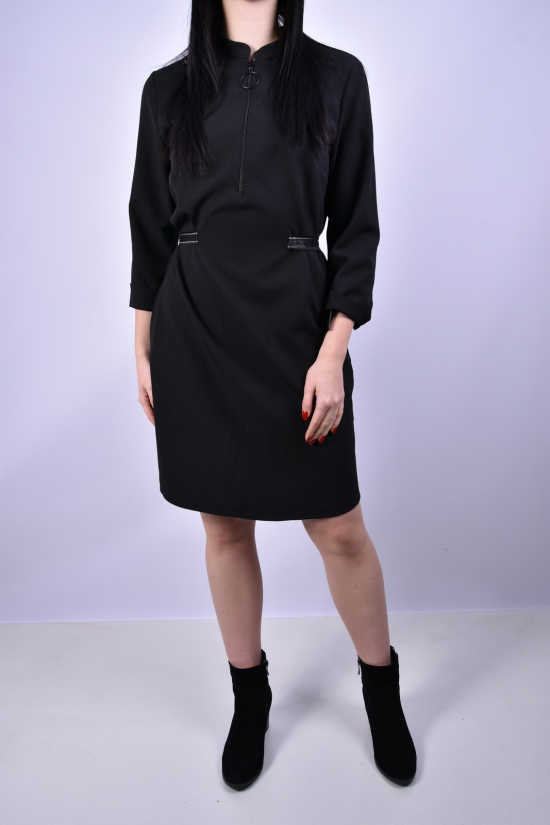 Платье женское (цв.черный)  Salkim (Lycra 2%,Polyester 49%,Viscose 49%) Размеры в наличии : 42, 44, 48 арт.012-77541