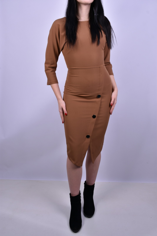 Сукня жіноча з поясом (кол. Капучино) ONCU Розміри в наявності : 40, 46 арт.016-6232