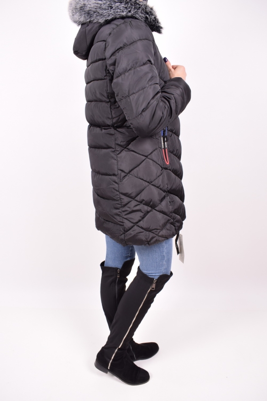 Куртка женская  (цв.черный)  демисезонная  из плащевки Размер в наличии : 38 арт.716