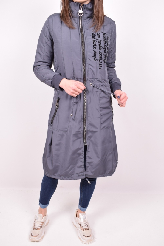 Пальто жіноче комбіноване (кол. Сірий) BURRASCA Розмір в наявності : 48 арт.15835