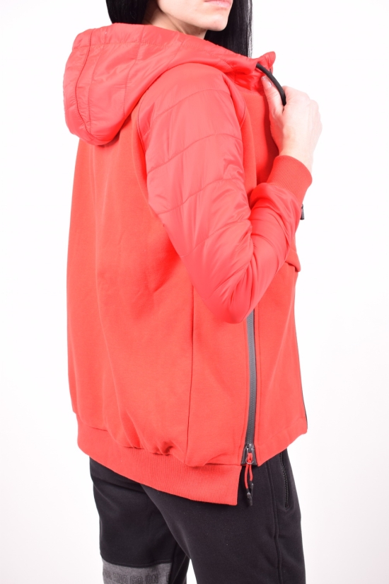 Кофта спортивная женская (цв.красный) на флисе "MARATON" Размер в наличии : 44 арт.MWAW1918164TRT003