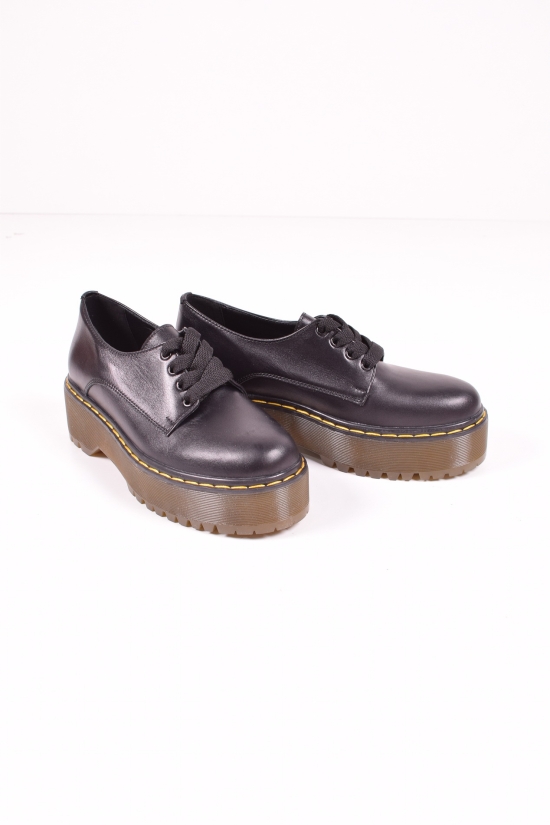 Туфлі жіночі з натуральної шкіри (кол. Чорний) OLLI Розмір в наявності : 38 арт.T-32-ASTRA