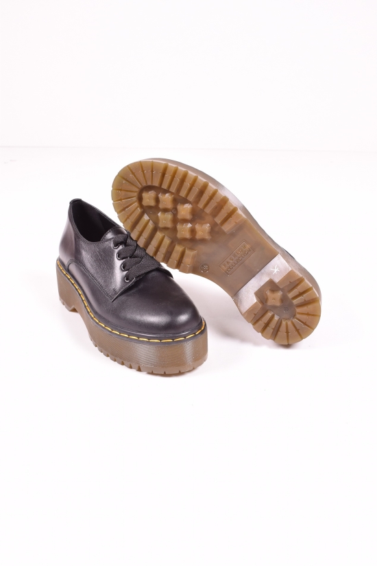 Туфлі жіночі з натуральної шкіри (кол. Чорний) OLLI Розмір в наявності : 38 арт.T-32-ASTRA