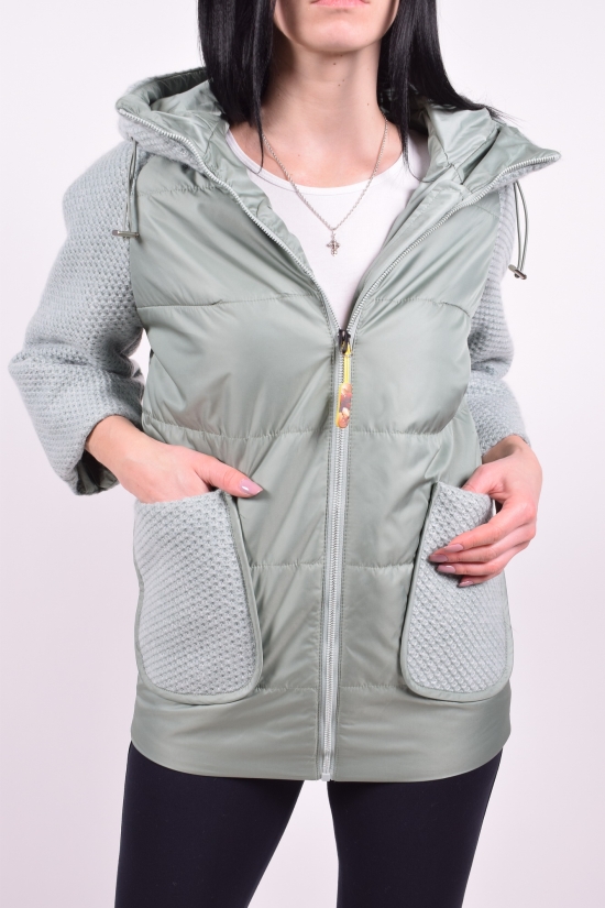 Куртка жіноча демісезонна (кол. М'яти) DS Розмір в наявності : 46 арт.128
