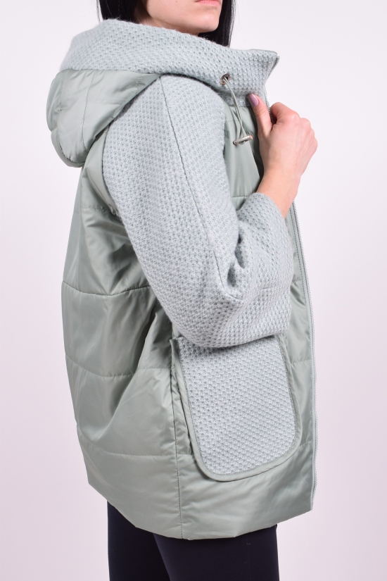 Куртка жіноча демісезонна (кол. М'яти) DS Розмір в наявності : 46 арт.128