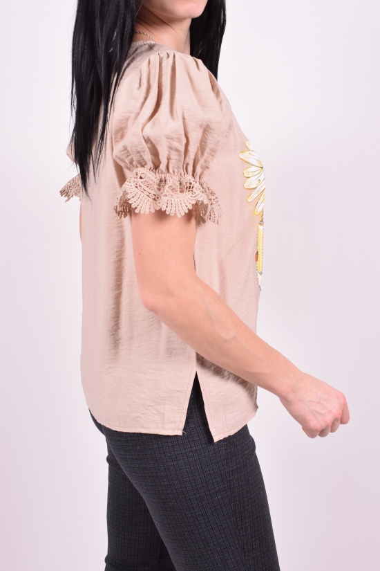 Блузка жіноча (кол. Кремовий) FI-HA-HA Розмір в наявності : 42 арт.20081