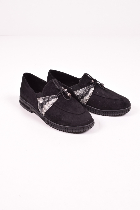Туфли женские (цв.черный) L&L Размеры в наличии : 36, 37, 38, 39 арт.302-9016-01
