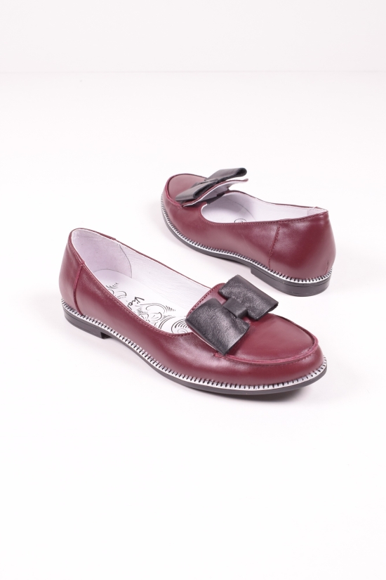 Туфли женские (цв.бордовый) из натуральной кожи Violetti Размеры в наличии : 39, 41 арт.5306