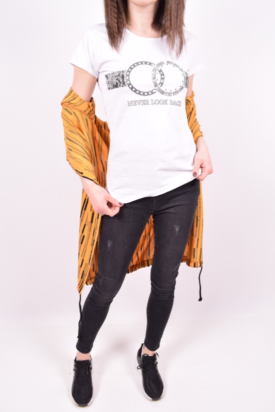 Рубашка-туника + футболка женская (цв.горчичный) Madoy Размер в наличии : 40 арт.5120